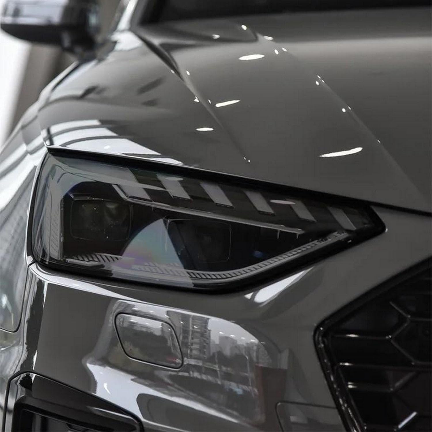 Kit fai da te pre-tagliato resistente ai graffi per auto, pellicola protettiva in TPU a doppio strato, accessorio per rimontare la lampada dell'auto, per Audi A4 B8 B9 2020-2023