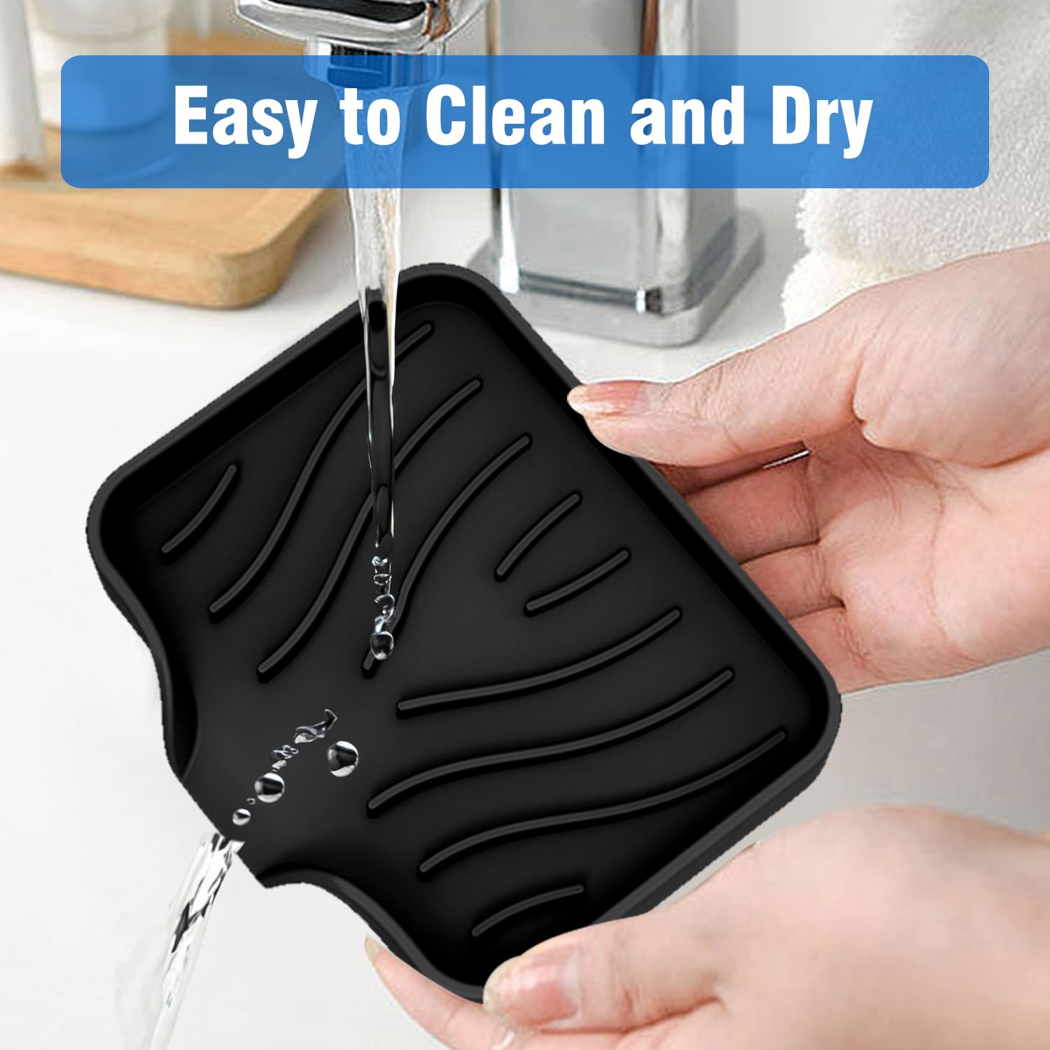 Yamazaki Silicone Soap Tray - Float - Clear – DECOVRY