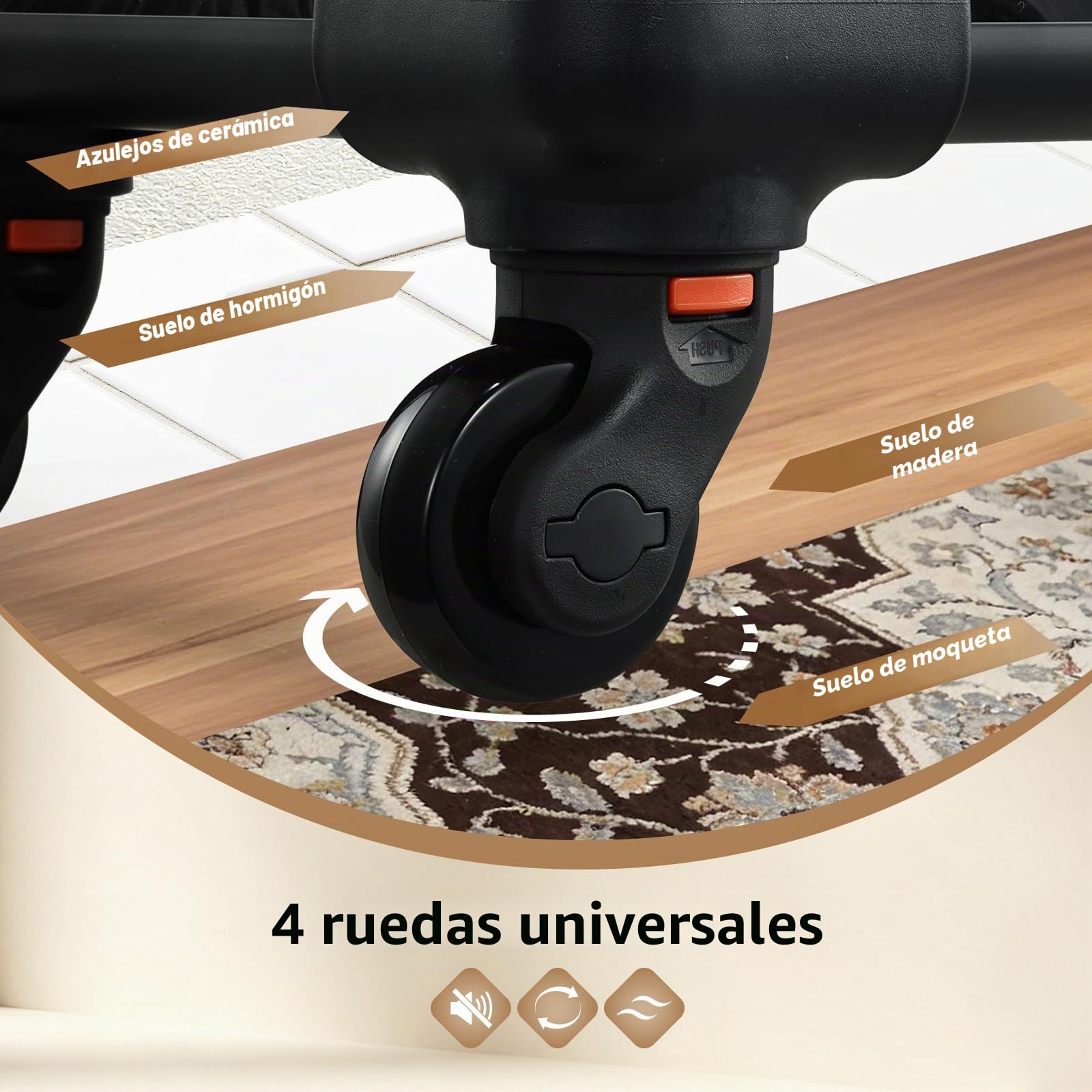 Maleta Maquillaje Profesional 3 en 1 Maletin Maquillaje con Ruedas Organizador de Maquillaje Maleta de peluquería Grande Maletín de uñas Multifuncional Caja Maquillaje Profesional, Alpes Negro