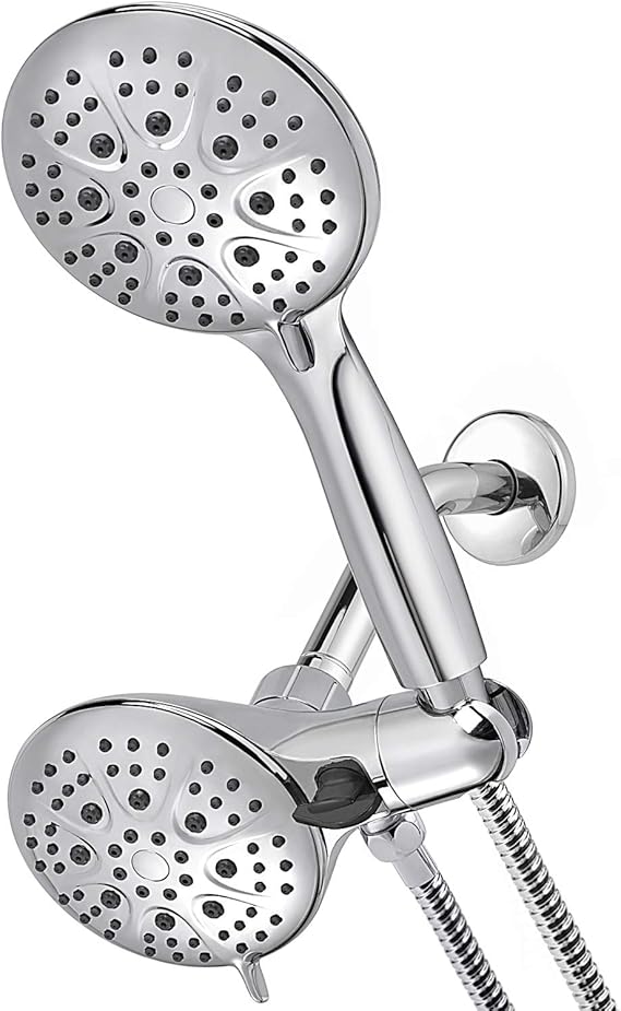 Couradric Handheld Shower Head and Rain Shower Head Combo, High