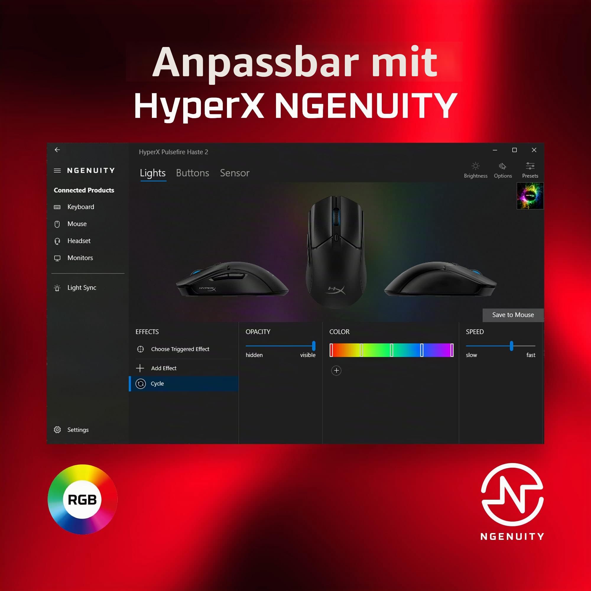 HyperX Pulsefire Haste 2 – Bild 8