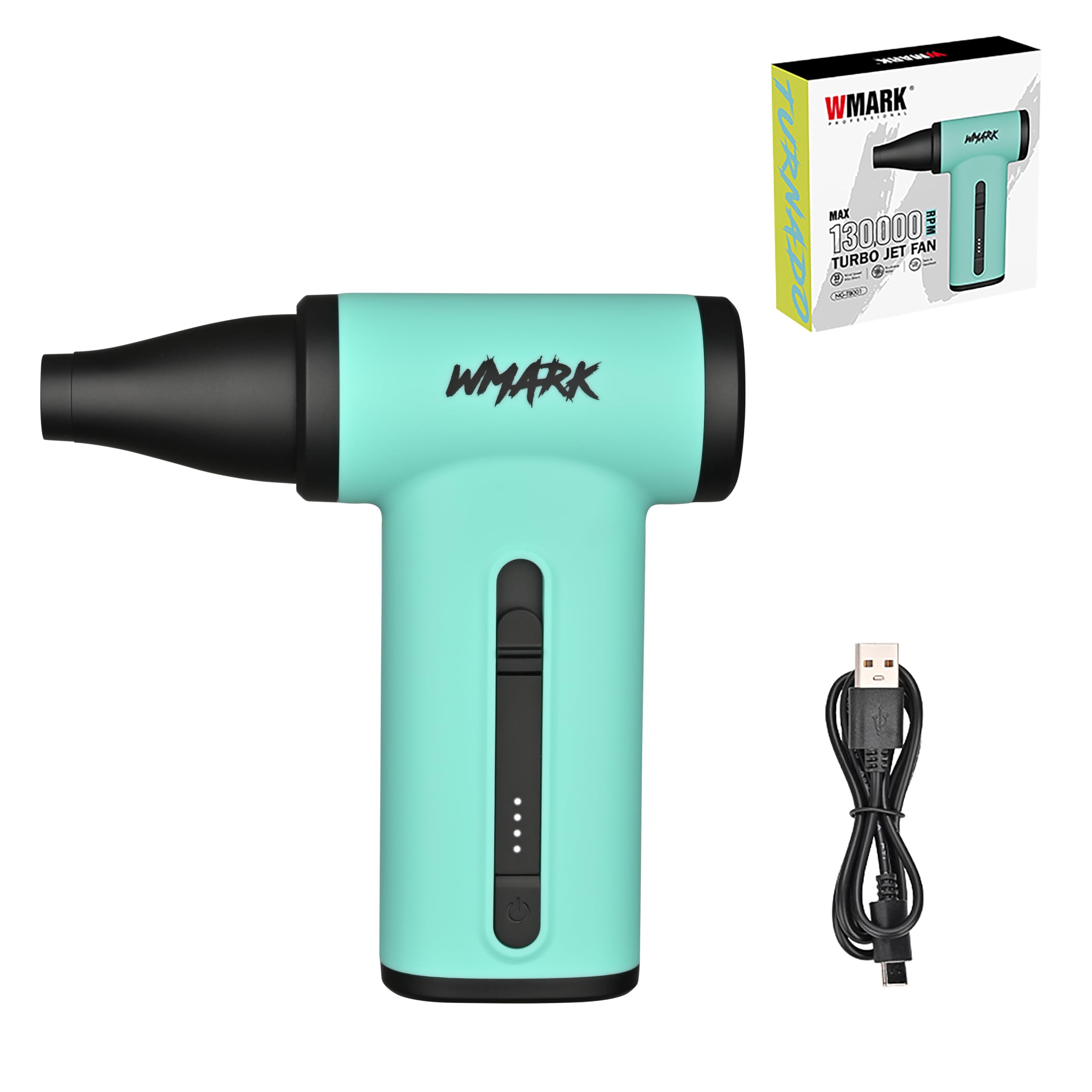 WMARK ターボブロワー 130000RPM 大風量ブラック・レッド 1台 Amazon | WMARK 電動調節可能なターボジェットファン圧縮空気ダスター