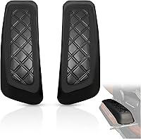 Vista 9 de WOWTK Fundas de tapa de alforja duras para Harley Touring