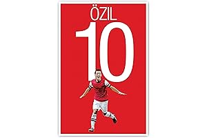Arsenal FC Poster: A Sublime Tribute to German Maestro Mesut Özil