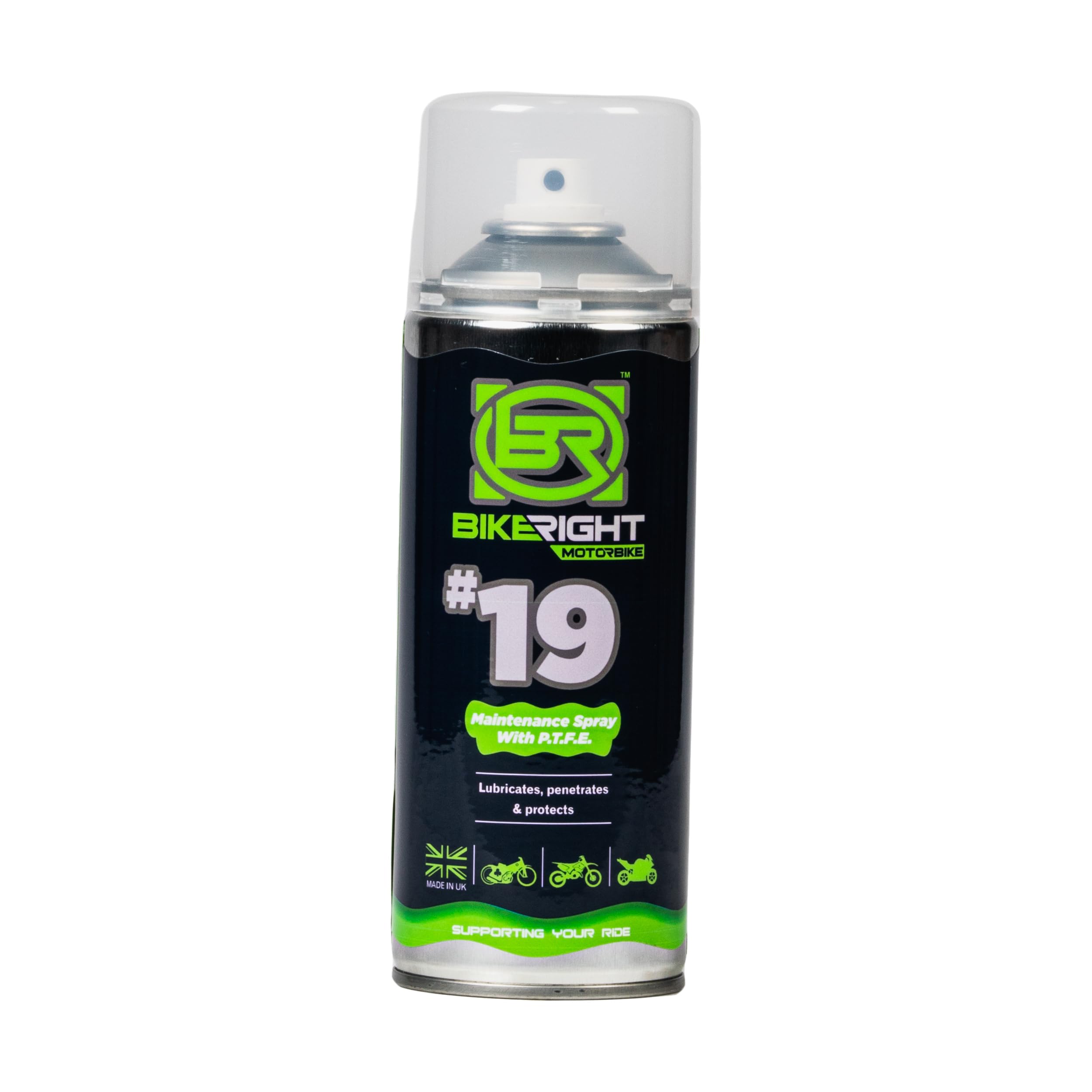 BikeRight Motorbike Bicycle Universal Penetrating Maintenance Spray + PTFE 400ml