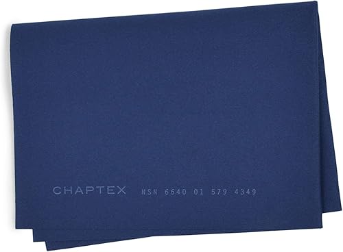 Chaptex - Paño de microfibra de grado militar (M.G.M.) - Paño de limpieza, sin pelusas, lavable y reutilizable, tamaño mediano de 7.9 x 5.9in, color