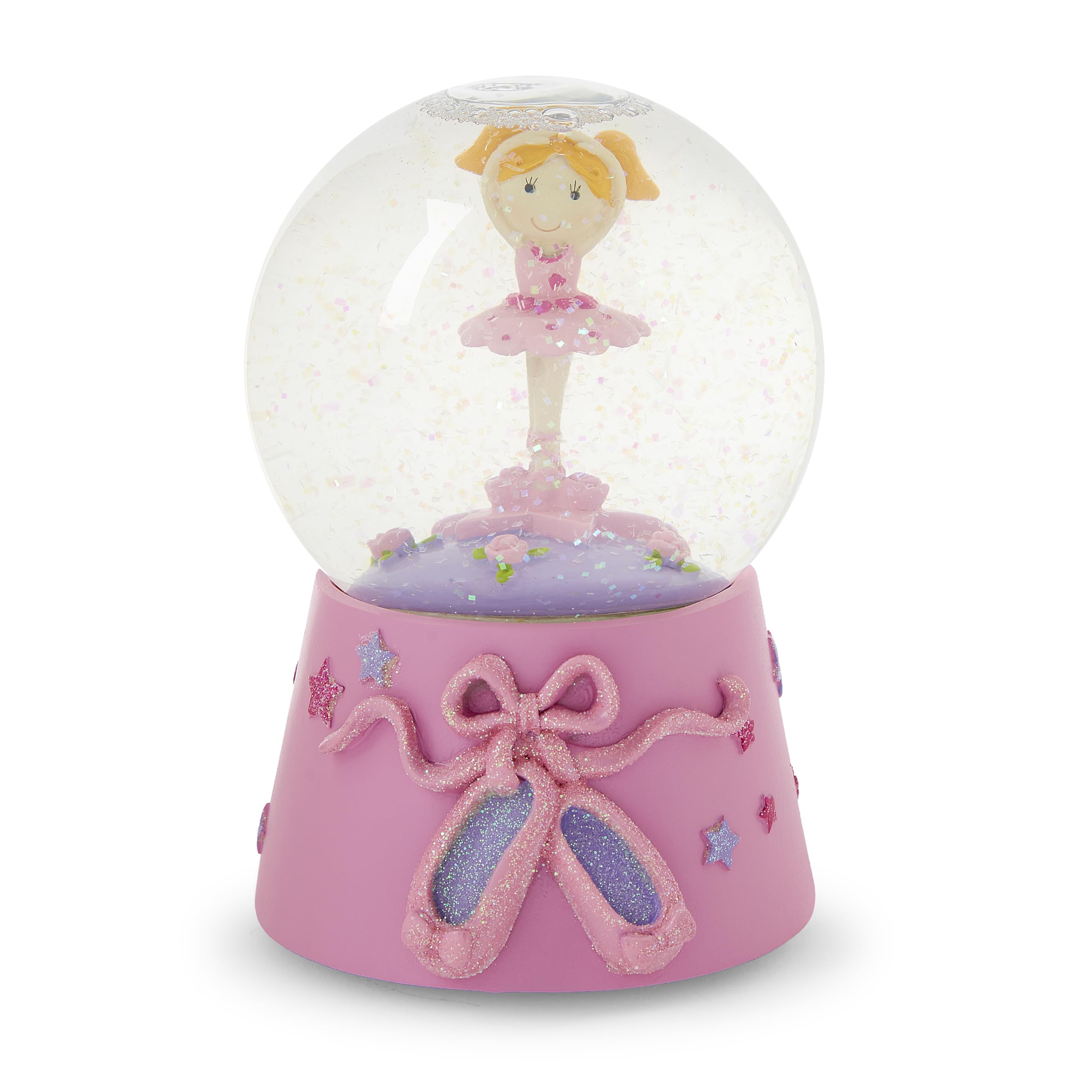 Mousehouse Gifts Girls Pink - Musical Ballerina Snow Globe, Christmas Snow Globe For Little