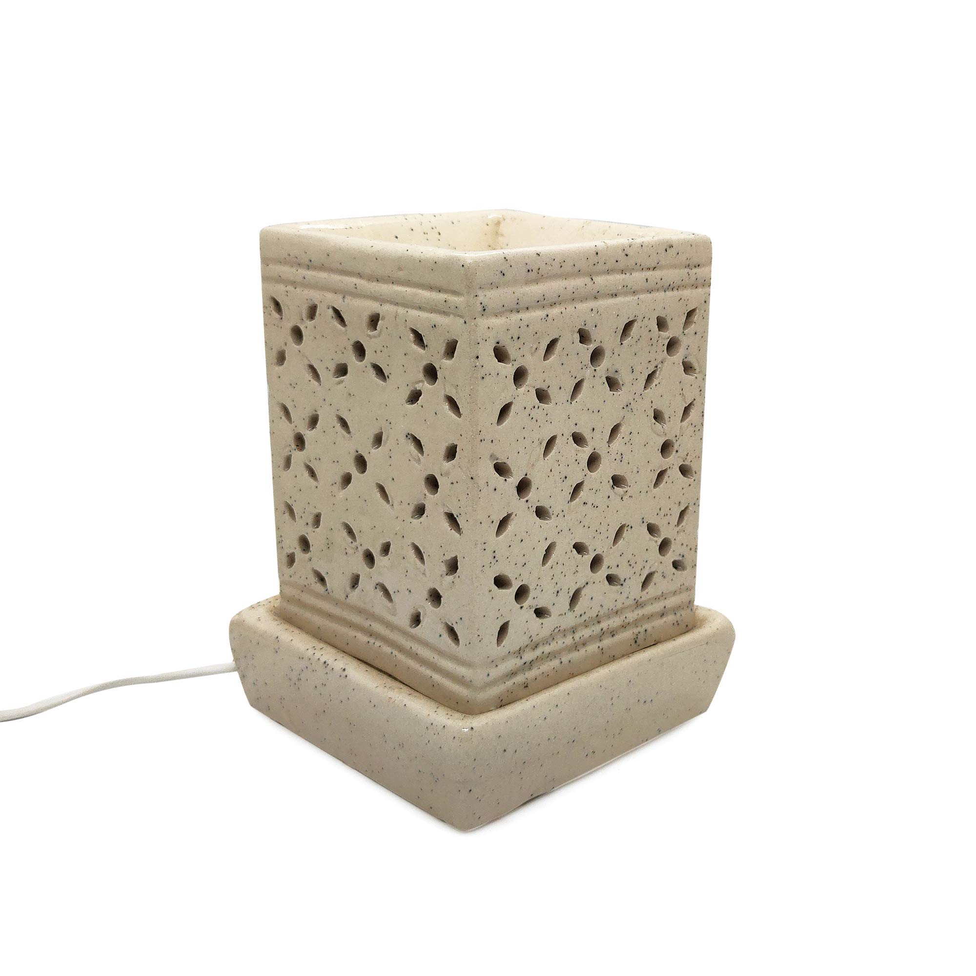 Invert Fragrances Square Shape Ceramic Electric Aroma Oil Diffuser Natural Air Freshener with Fragrance for Home, Office Fragrance : Jasmine Oil (B08N67C4WH) Amazon Price History, Amazon Price Tracker