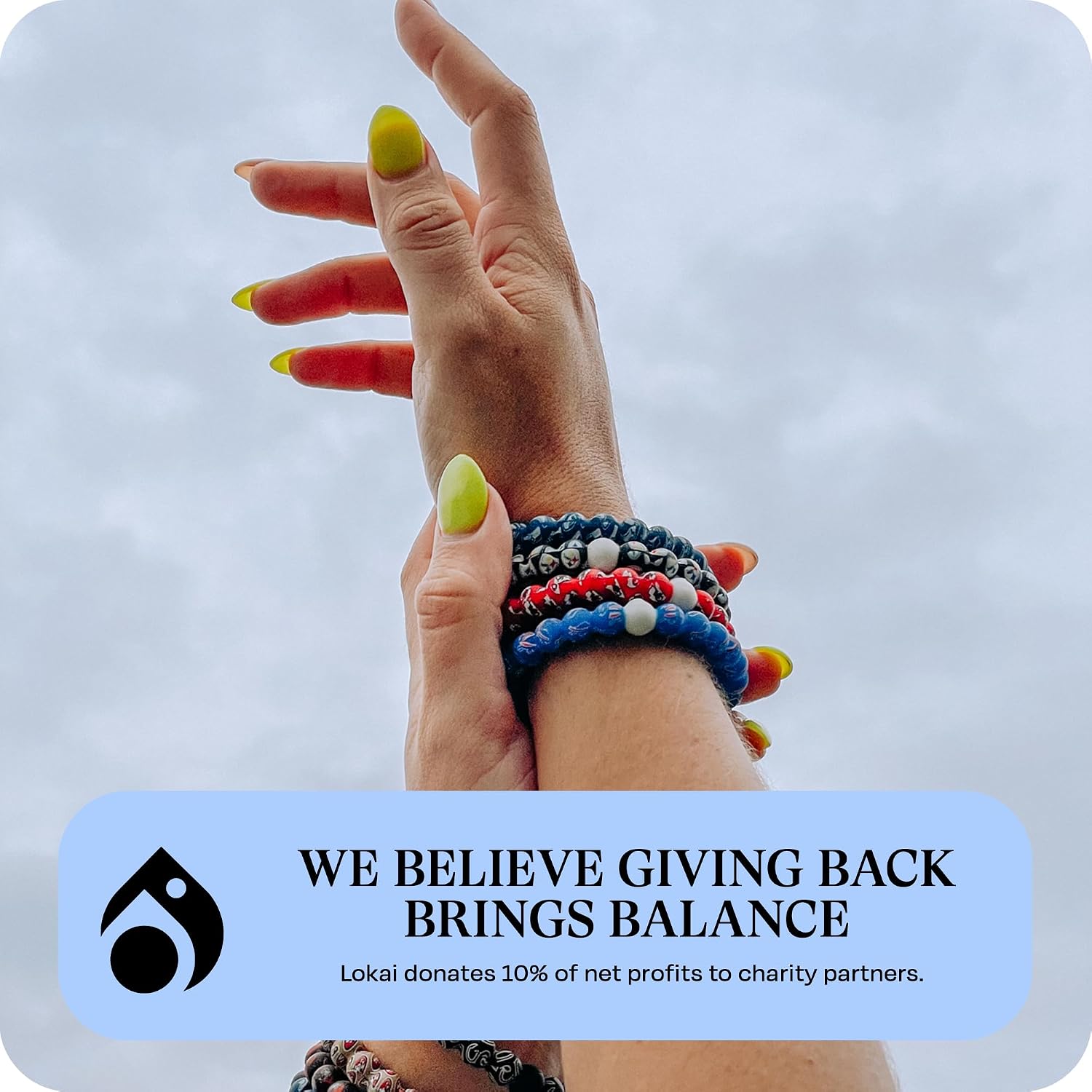 Lokai NFL Football Collection Beaded Bracelets for Men & Women - Silicone Jewelry Beaded Friendship Bracelet for Women & Men - Sports Team Gear, Apparel & Accessories