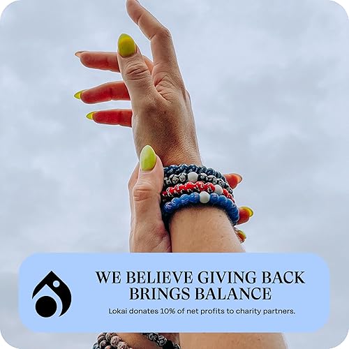 Miniatura 191 de Lokai NFL Football Collection - Pulseras de cuentas para hombres y mujeres, joyería de silicona, pulsera de moda para un ajuste cómodo