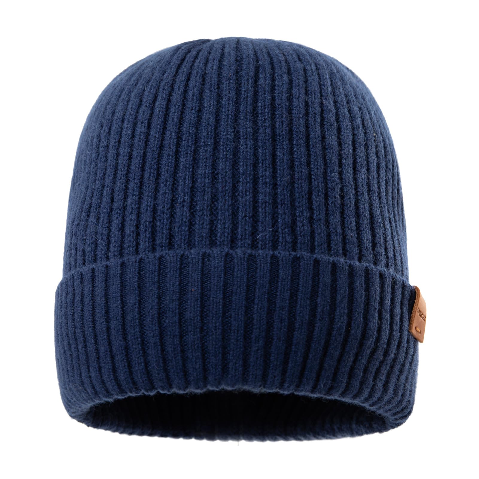 Fancet Gorro de invierno unisex 55% lana merino para caminar, golf, trabajo al aire libre, tejido de 2 capas, suave y elástico, regalos cálidos para hombres y mujeres