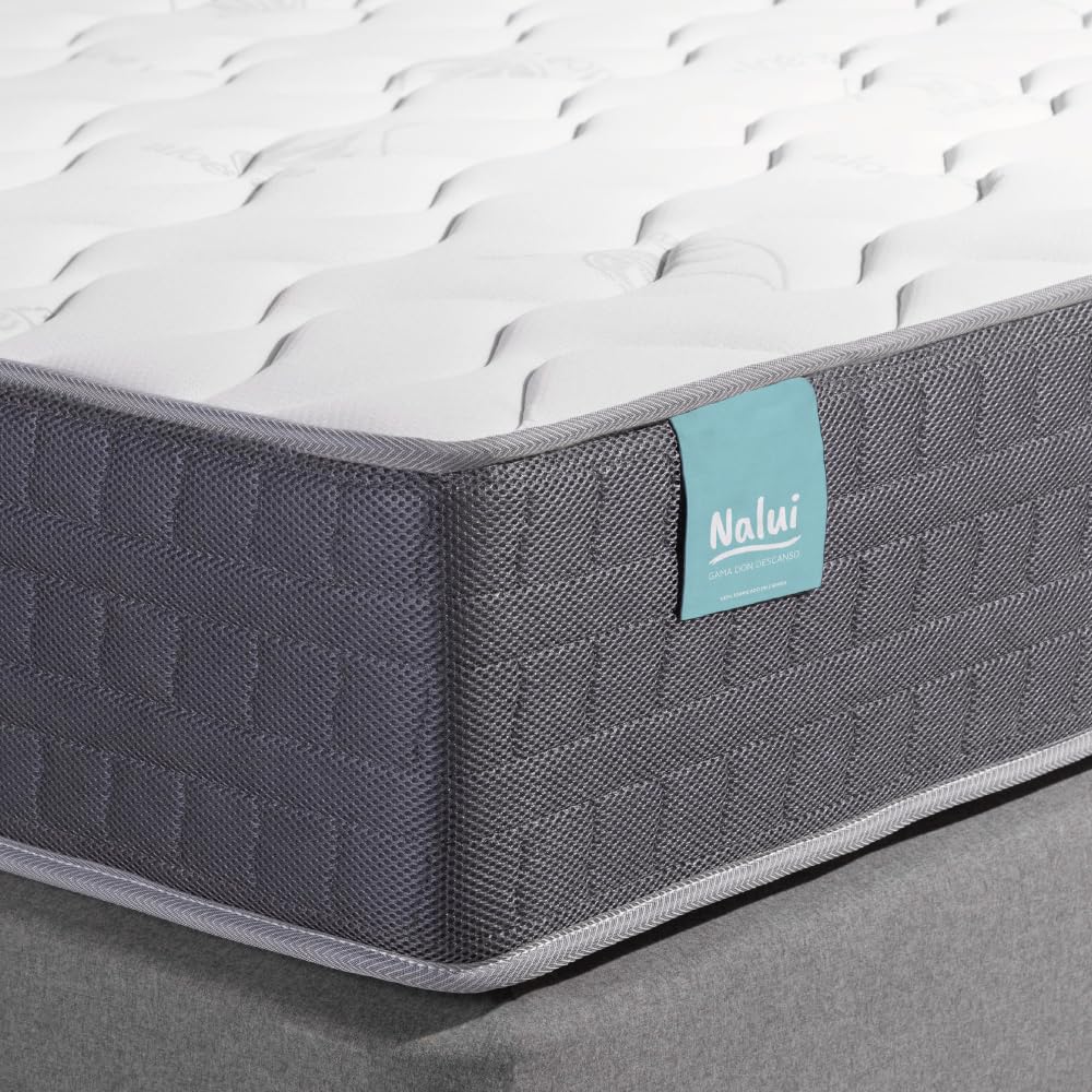 Don DESCANSO - Matela 140x200cm Mulhacén Hauteur ± 26 cm, Confort Mi-Ferme, Mousse à Mémoire de Forme HR. Matela de lit d'adulte Respirant, Hypoallergéniqueet Durable