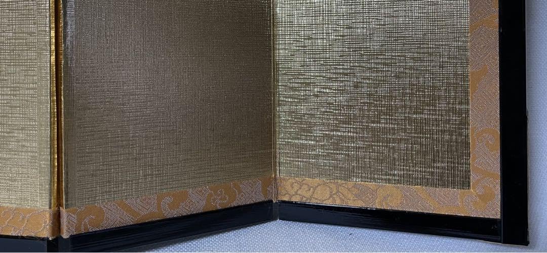 屏風　6面 楽天市場】【保管袋＆施主名入無料】金屏風 飛鳥 六尺六曲(6尺6曲)/枚