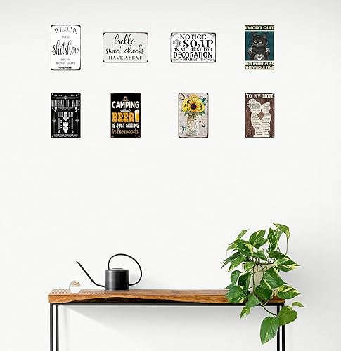 Miniatura 4 de Letrero de metal con texto en inglés Notice the Soap is Not Just for Decoration Please Use It (Notice the Soap is Not Just for Decoration Please Use