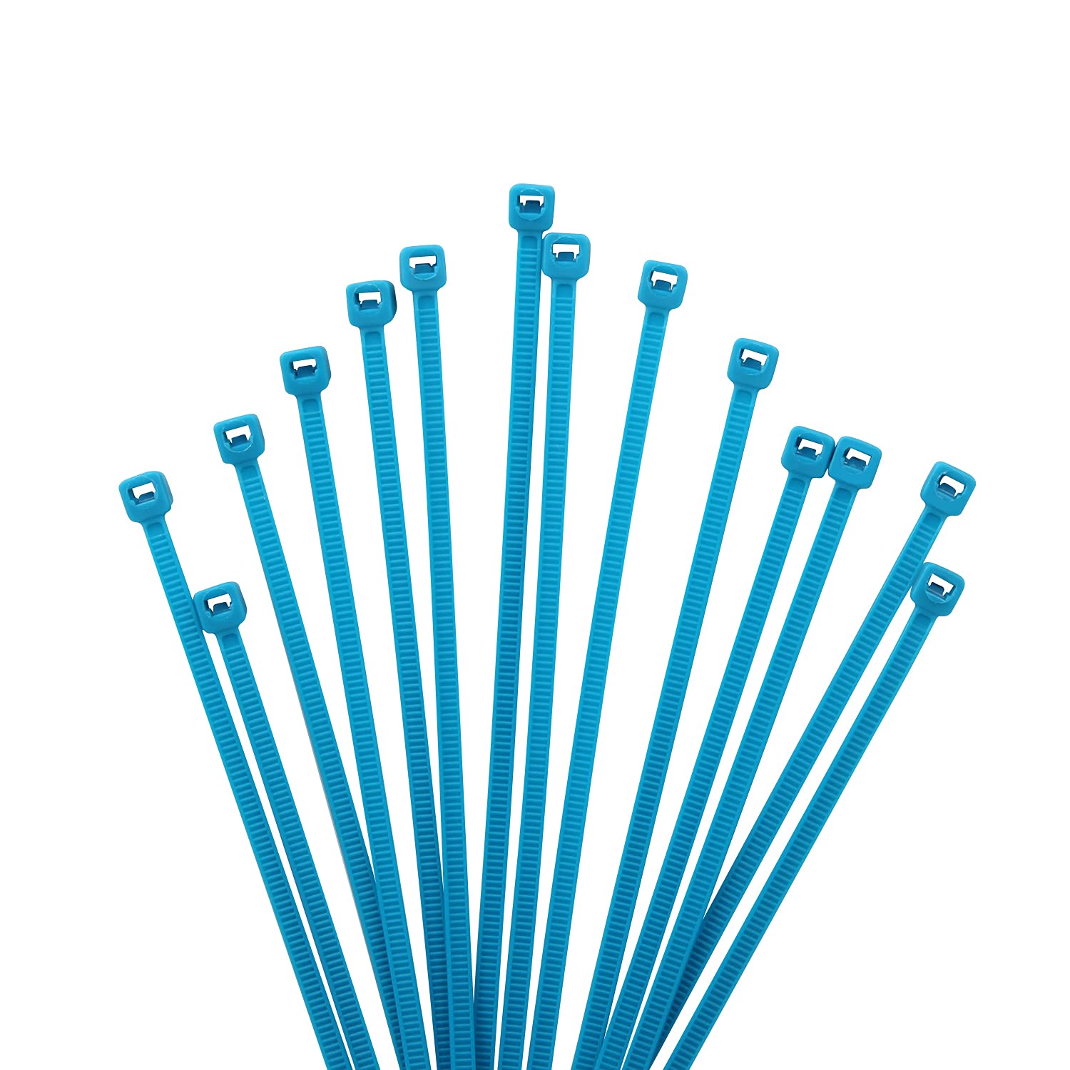 XINGO 1000 PCS 4 inch Blue Zip Ties, 18lb Strength, Small Tie Wraps Self-Locking Nylon Zip Ties for Indoor and Outdoor Use