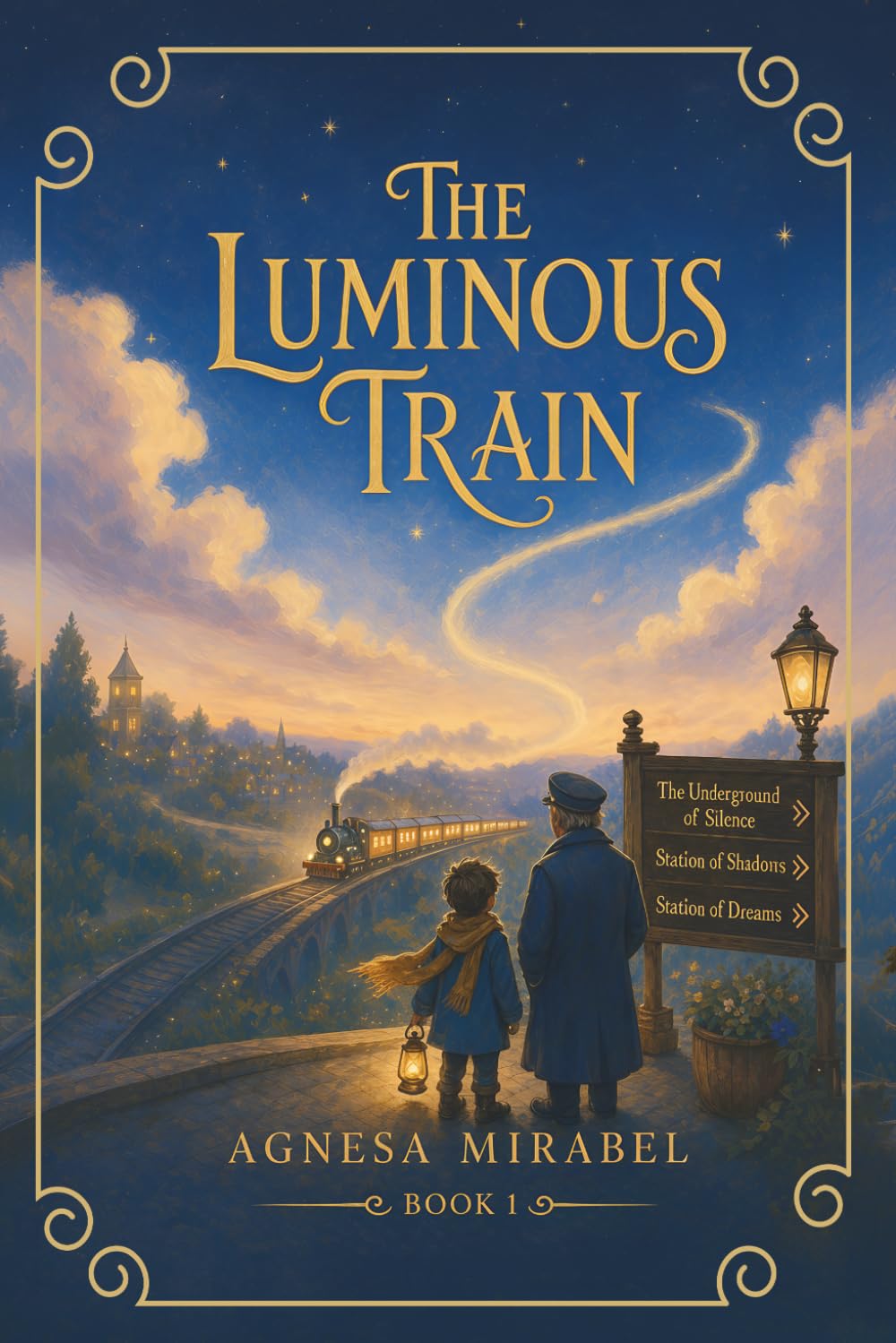 The Luminous Train: A Calming Bedtime Story to Help Children Overcome Fear of the Dark, Quiet Nighttime Thoughts, and Fall Asleep with Confidence