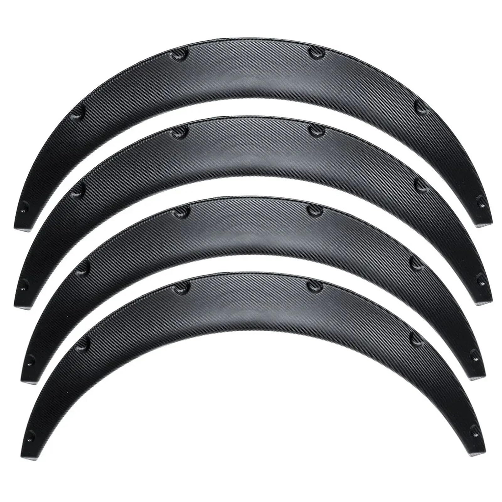 Pare-boue d'aile Convient pour BMW Fit pour Benz pour Audi pour Golf Car Body Fender Flares Extension Garde-boue(4Pcs Small gray)
