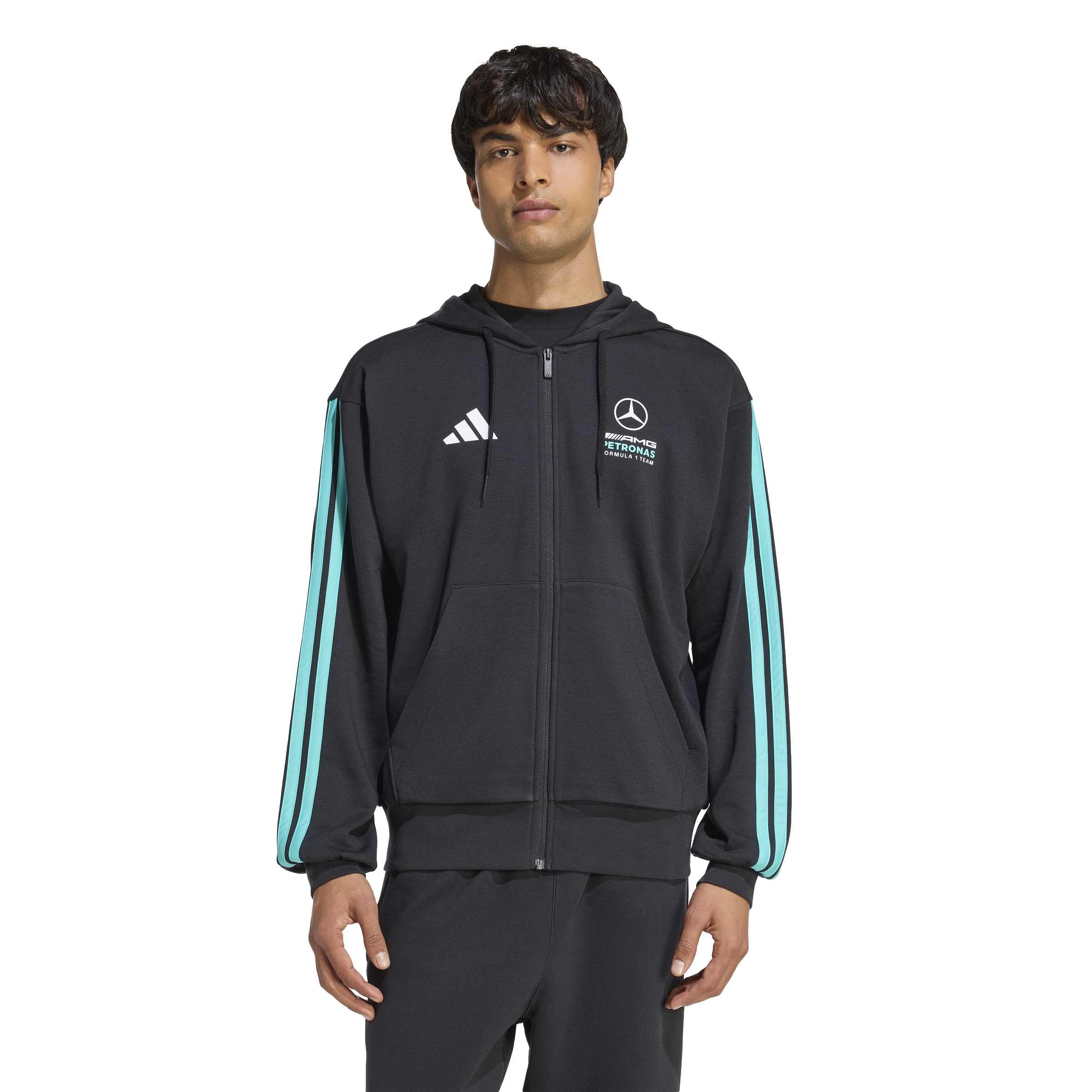 adidas Mercedes - Amg Petronas Formula 1 Team DNA Full Zip Hoody Hoodies Hombre