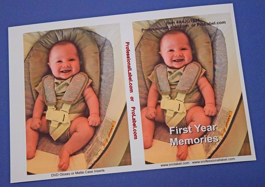 Amazon.com : DVD Case Inserts Glossy A4 Size Inkjet or Laser