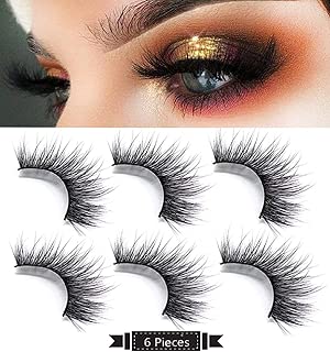 Mink Eyelashes- 100% Siberian Hand-Made 3D False Eyelashes Dramatic Thick Nature Crisscross Nature Fake Eyelashes Strip Eyelashes 3Pairs - coolthings.us