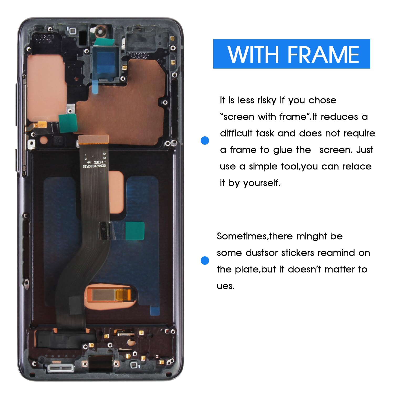 Tela Lcd De Substituição Para Samsung S20 G985f G986b | Parcelamento sem juros