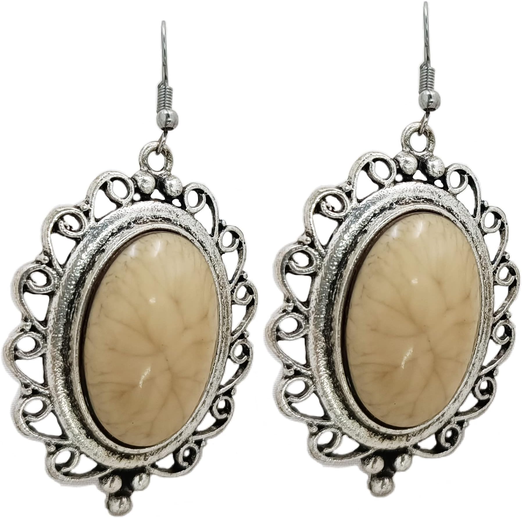 CWEN COLLECTION Women Trendy Dangler Statement Earring Ear Cuff Hobo Boho Antique Oxidized Style Jewellery Ethnic Jewelry