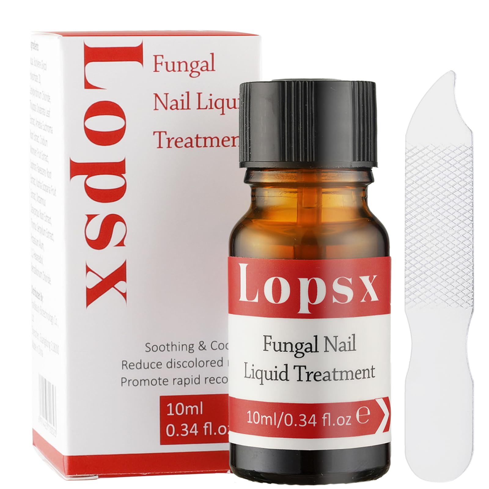 Trattamento per Micosi Unghie Piede Lopsx – Antimicotico Unghie Piedi Formula Innovativa e Delicata, Protezione Duratura, Applicazione Facile con Pennello Sottile, 10ml