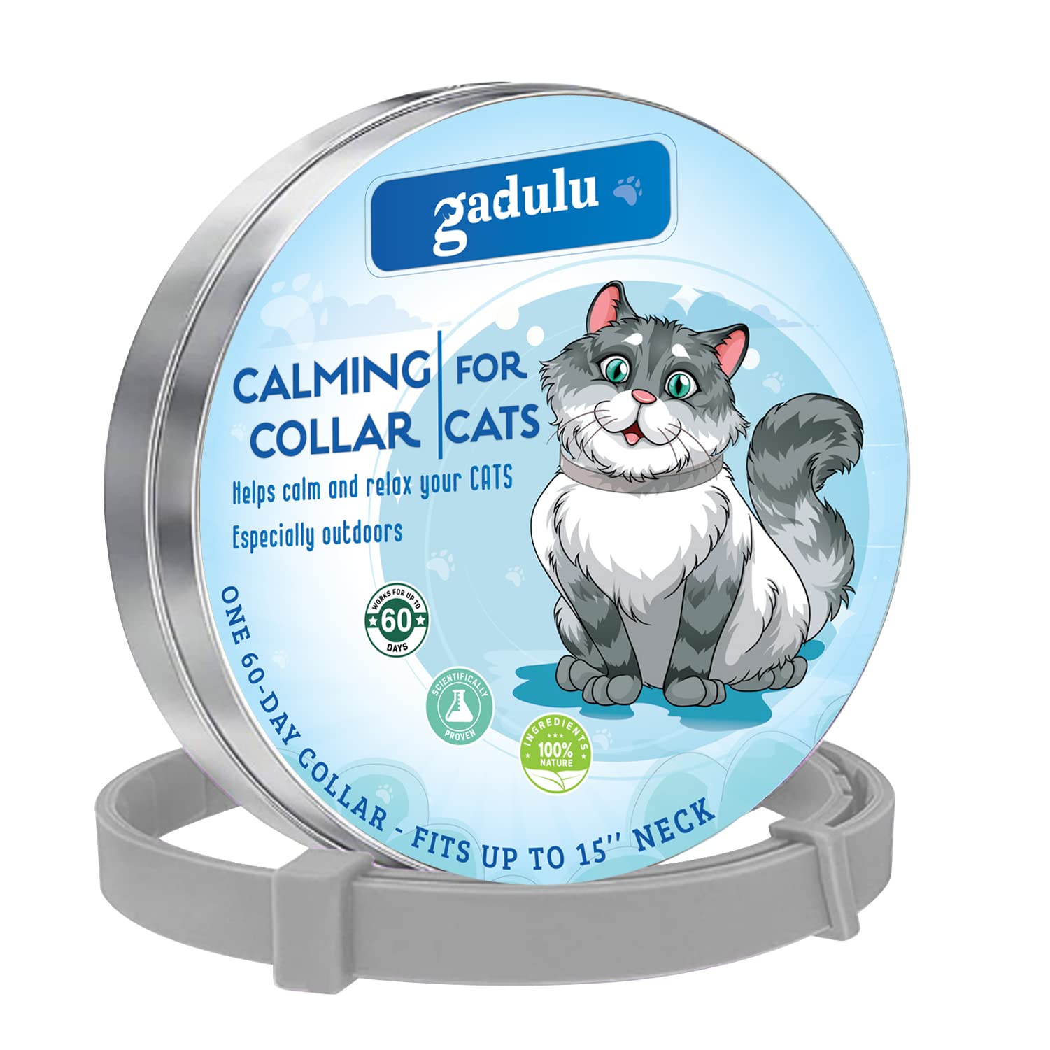 Calming Collar For Cats Cat Anxiety Relief With Pheromones One