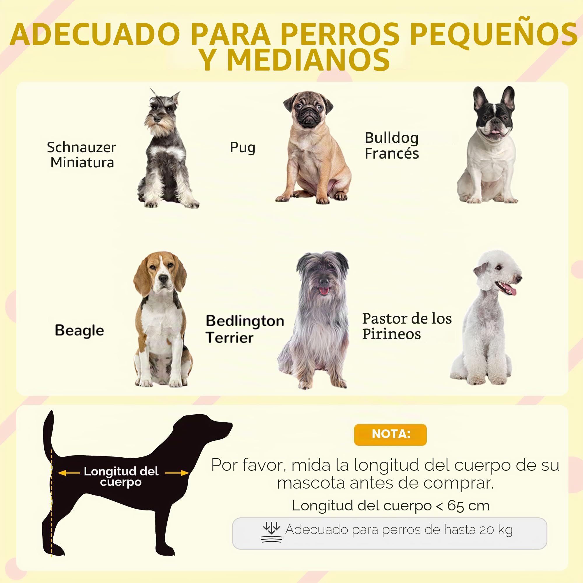 PawHut caseta para Perros con balcón, caseta elevada para Animales pequeños con Escalera, Ventana, Cueva para Perros medianos y Grandes, Madera de Abeto, Gris Claro, 121 x 77 x 78 cm