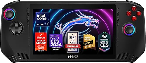 MSI Claw A1M-016UK Intel Core Ultra 7 16GB 1TB SSD 7" Handheld Gaming Console