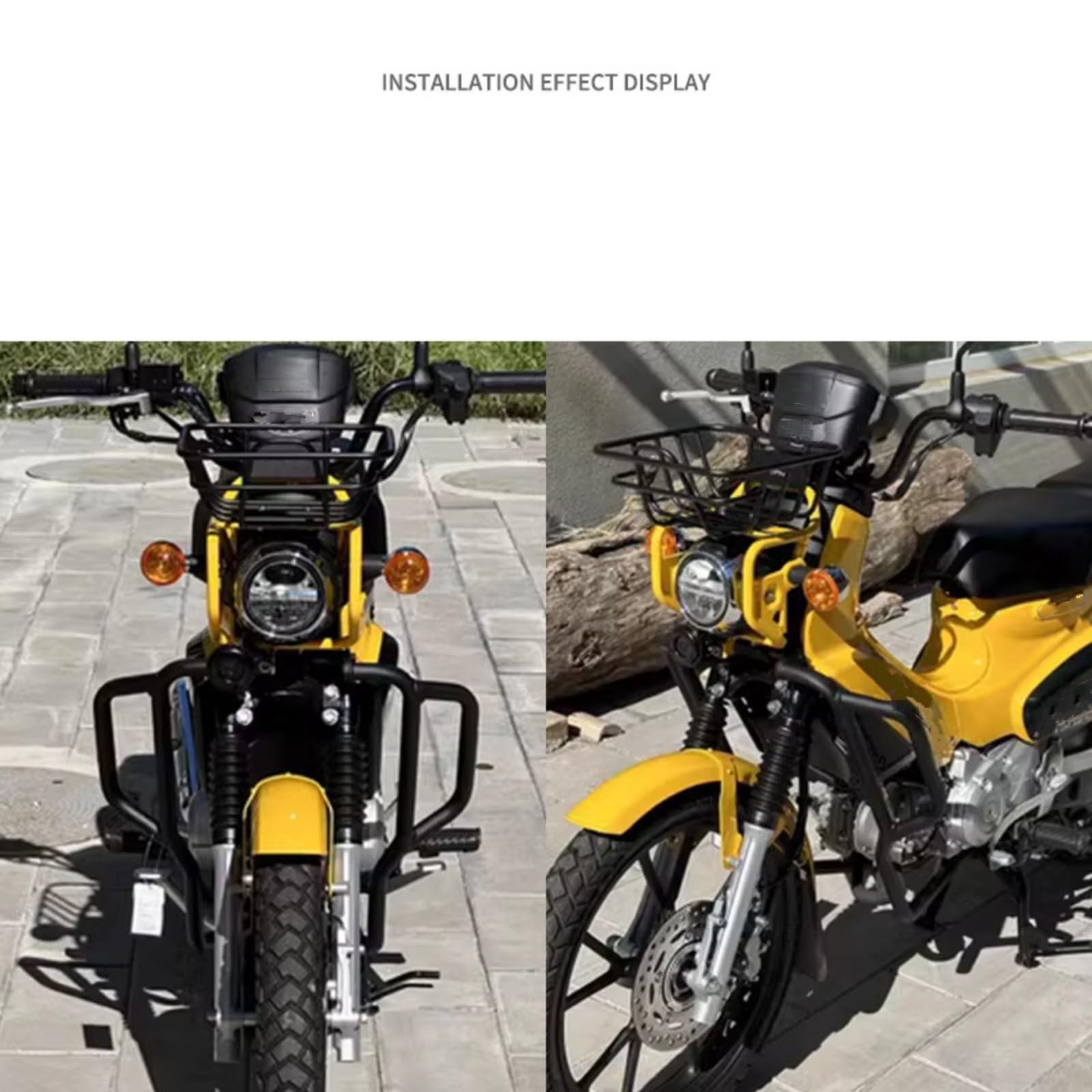 Paramotore Tubolare Per Cross Per Cub Per CC 110 Barre Protezione Protezioni Telaio Motore Protezione Gabbia Acrobatica Motorcycle motore Paraurti