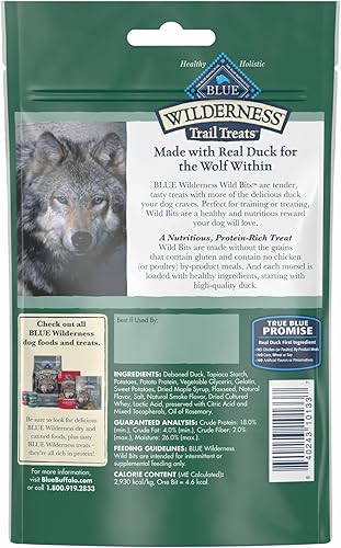 Miniatura 2 de Blue Buffalo Wilderness Trail Treats Wild Bits - Premios de entrenamiento suaves y húmedos para perros, con alto contenido de proteínas, receta de