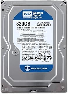WESTERN DIGITAL bule WD 3.5インチ 内蔵 HDD 320GB Serial ATA600 sata 7200rpm 16MB メーカーリファビッシュ WD3200AAKX