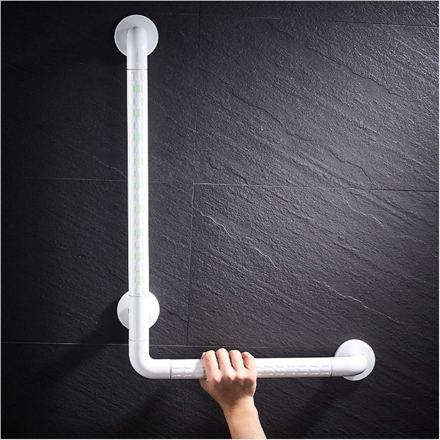 Shower Bars Safety Zepolu 16 Inch Brushed Nickel Grab Bar - L-Shaped ...