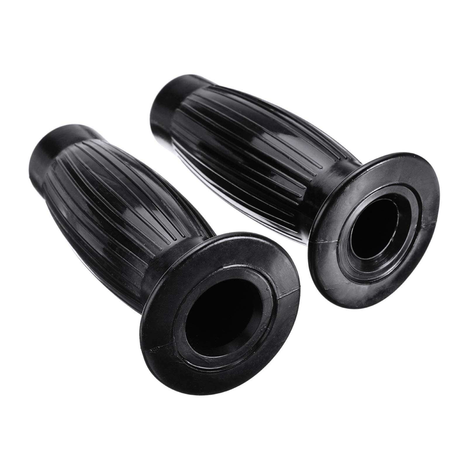 Lenker 2pcs 7 / 8in Motorcycle Scooter Lenker Handgriffe Schwarz Gummi Kunststoff 5 Zoll Länge Für T-riumph T150 Für N-Orton Für C-ommando