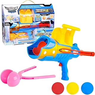 Snowball Maker Toys - Snowball Maker Tools Kit with Snowball Clip, Snowball Launcher and 3 PU Ball, for Snow Ball Fights Beach Sand Molds Snowball Game Toys Winter Outdoor Playing Tools