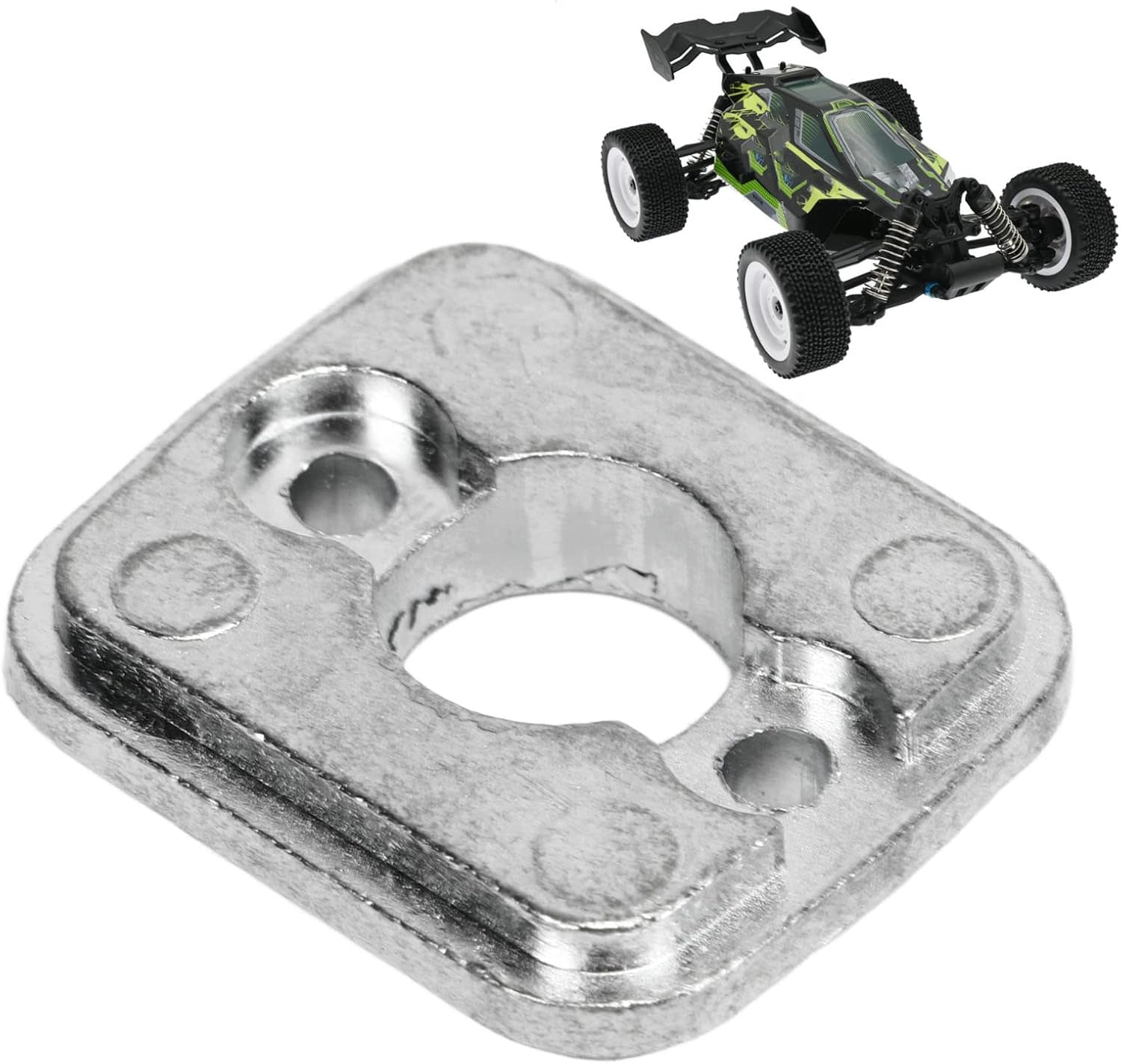 RC Motor Mount, Durable Motor Holder Brushless Motor Mount Compatible for SCY 16101 16102 16103 16201 1/16 RC Car