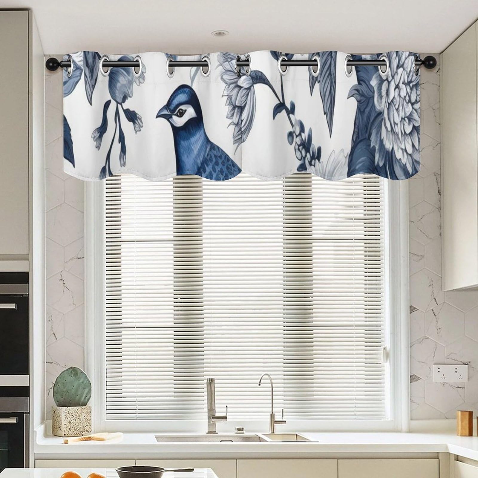 Cortinas con estampado de animales para dar un toque elegante y estilo chinoiserie a tu salón