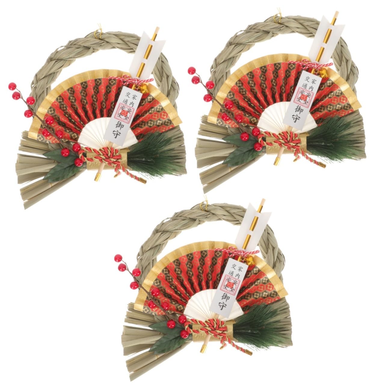 Decoración de restaurantes de sushi con colgante de tejida japonés adorno tradicional