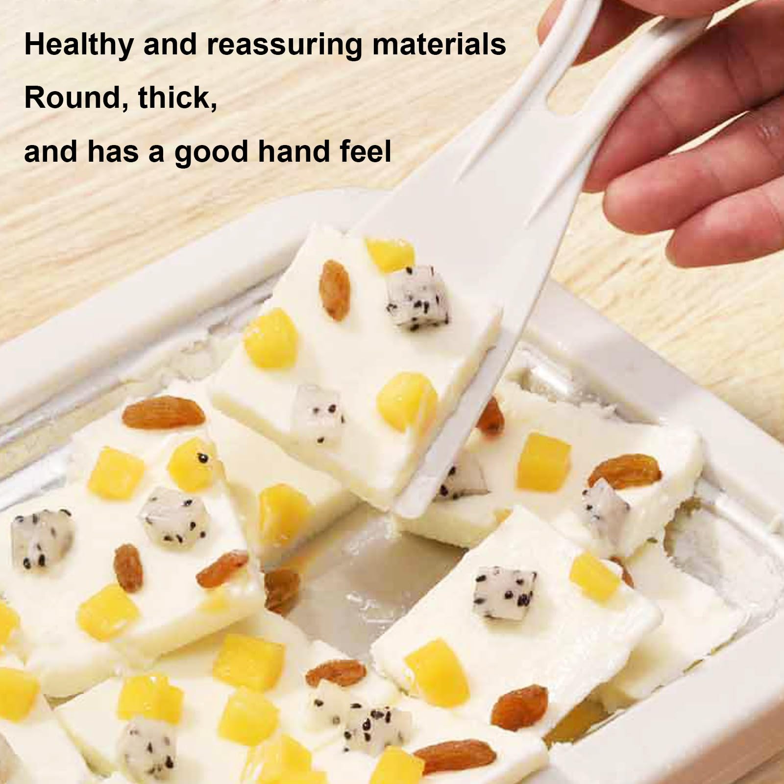 NCONCO Eiscreme Rollbereiter, Edelstahl Instant Cold Plate mit 2 Spatel, Eiscreme Frozen Joghurt Maschine Hausgemachte DIY für Spaß Eltern-Kind-Aktivitäten Familien