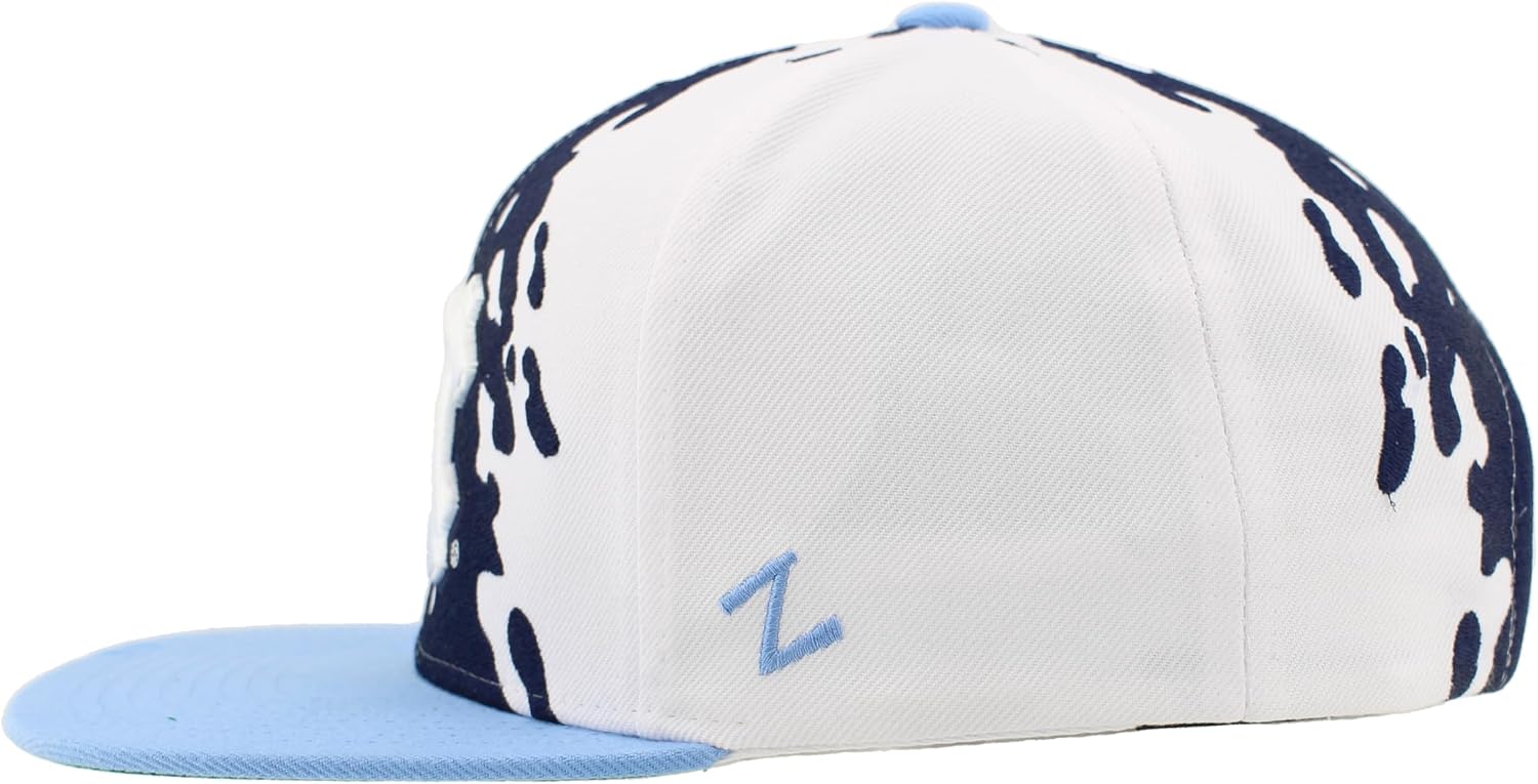 ZHATS NCAA Unisex-Adult NCAA Officially Licensed Hat Flat Snapback Z11 Retro Paintbrush