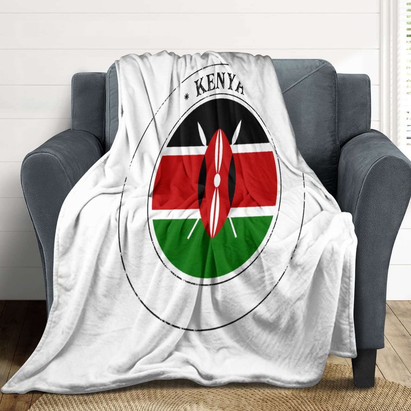 Couverture Kenya en flanelle polaire premium de qualite superieure pour lit