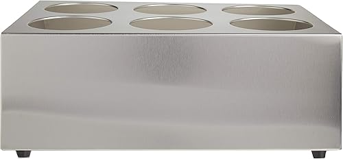 Miniatura 3 de Winco Soporte para cilindros de cubiertos de 6 agujeros, 2 niveles