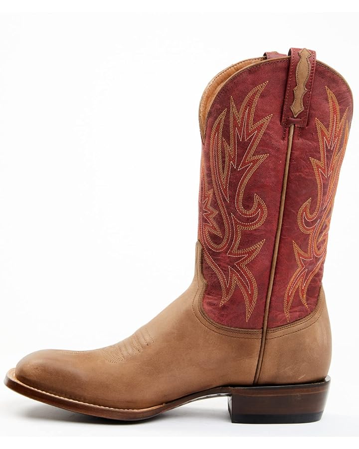 大粗筋狮子头 42尺 Amazon.com | Lucchese Men's Gordon Western Boot Broad Square
