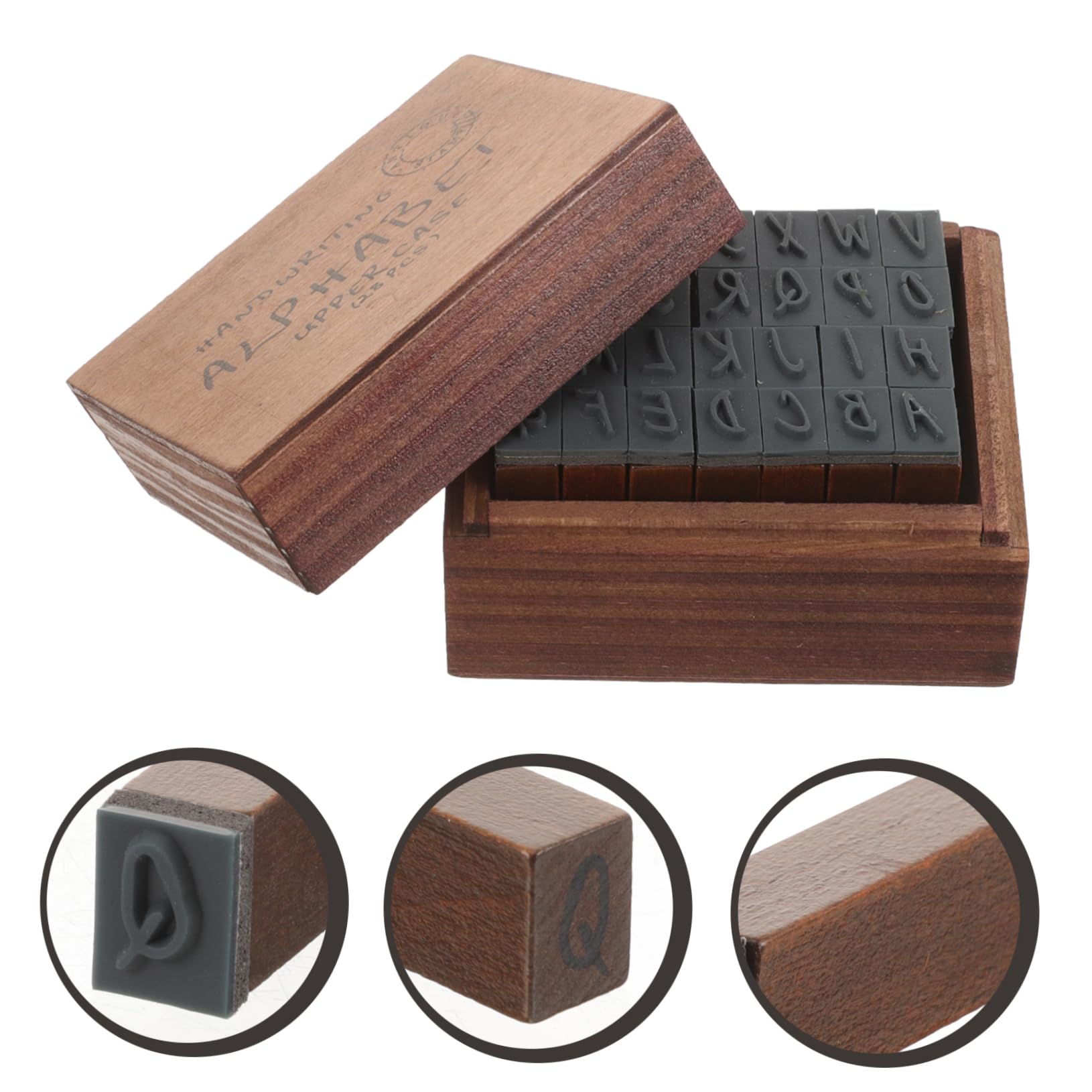 Lurrose 5 Set Sigillo Di D'epoca Adesivi Timbri Per Lettere Per Argilla Fondente Timbri Chiari Timbro Di Sapone Francobolli Per Sempre Fabbricazione Eventi Fatto Etichetta Di Legno