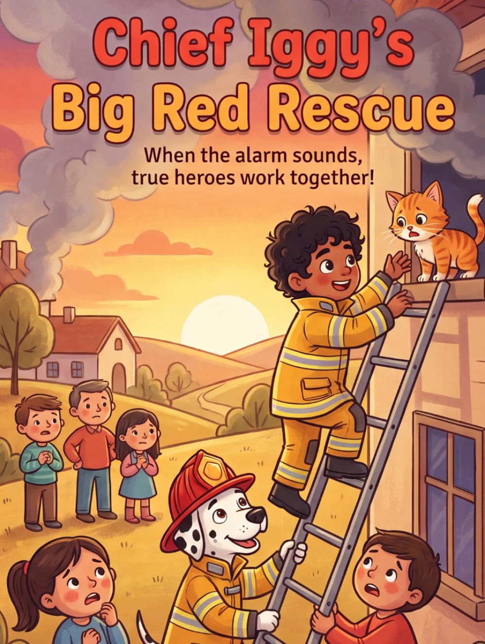 Chief Iggy's Big Red Rescue: A Children’s Book Exploring the Incredible Teamwork of a Fireman and a Firefighter at the Neighborhood Firehouse