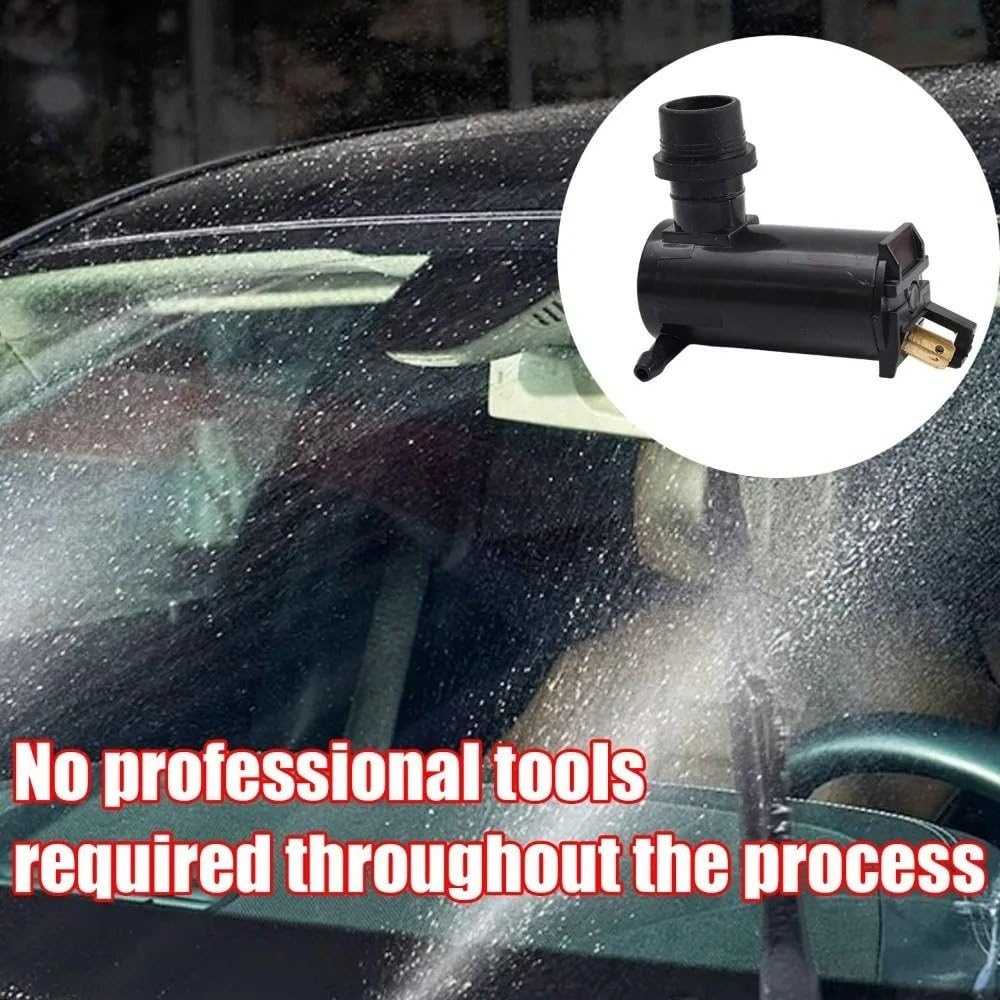 Bomba Limpiaparabrisa Motor universal de bomba lavaparabrisas de coche 1 Bomba de Agua para Limpiaparabrisas | Accesorios para automóviles de plástico líquido de limpieza por chorro de agua de 2V 24V