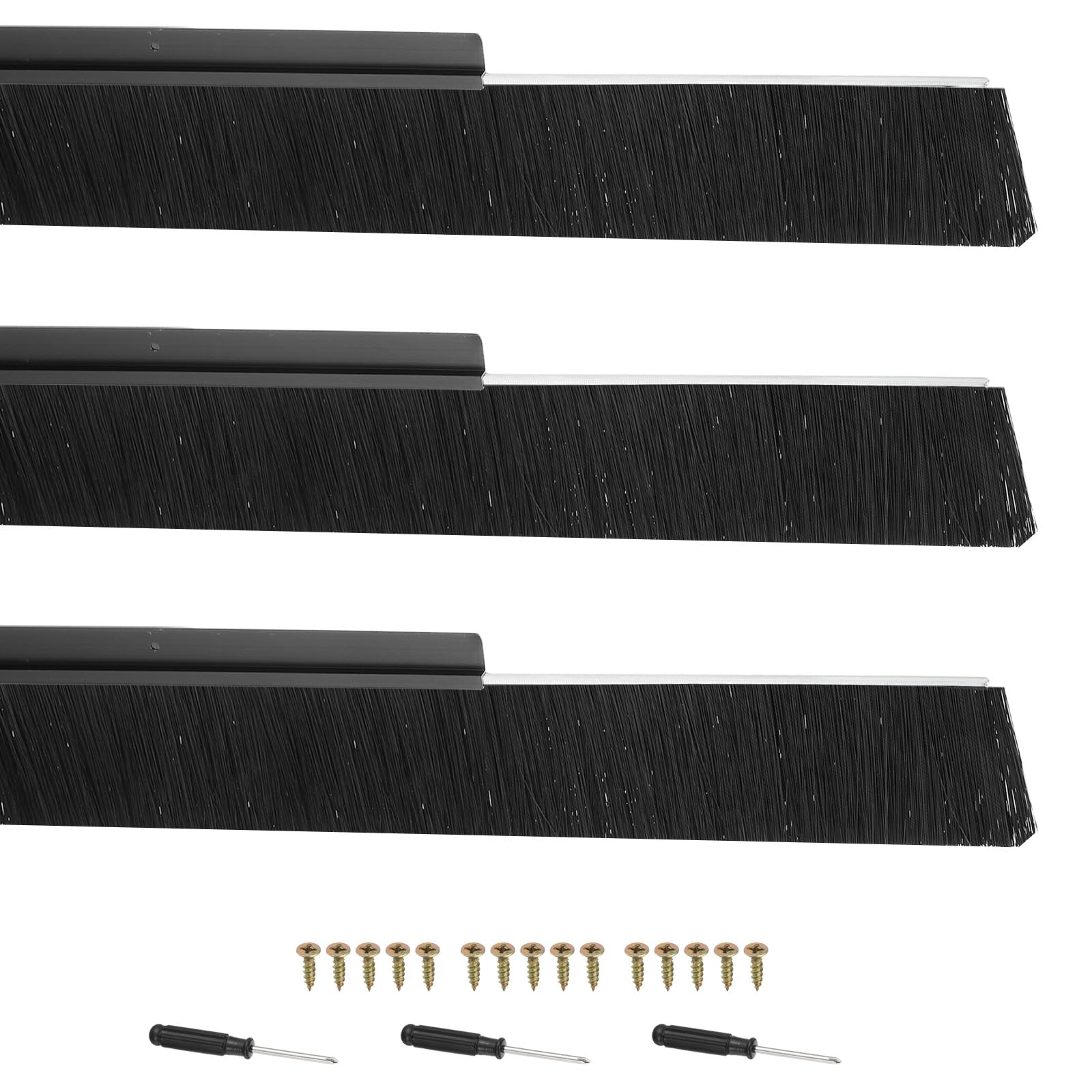 PATIKIL Door Brush Sweeps 2.36" Bristles x 39.37" Long