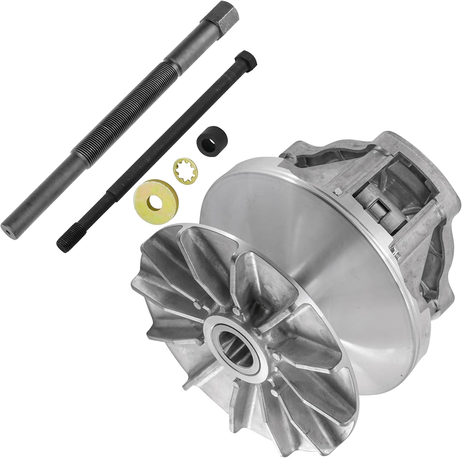 Caltric 1322749 7519287 Primary Drive Clutch & Bolt Compatible with Polaris RZR S 800 2009/ Sportsman X2 800 2008-2009 X2 700 2008 / Sportsman 800 2008-2015 Touring 800 2008-2009