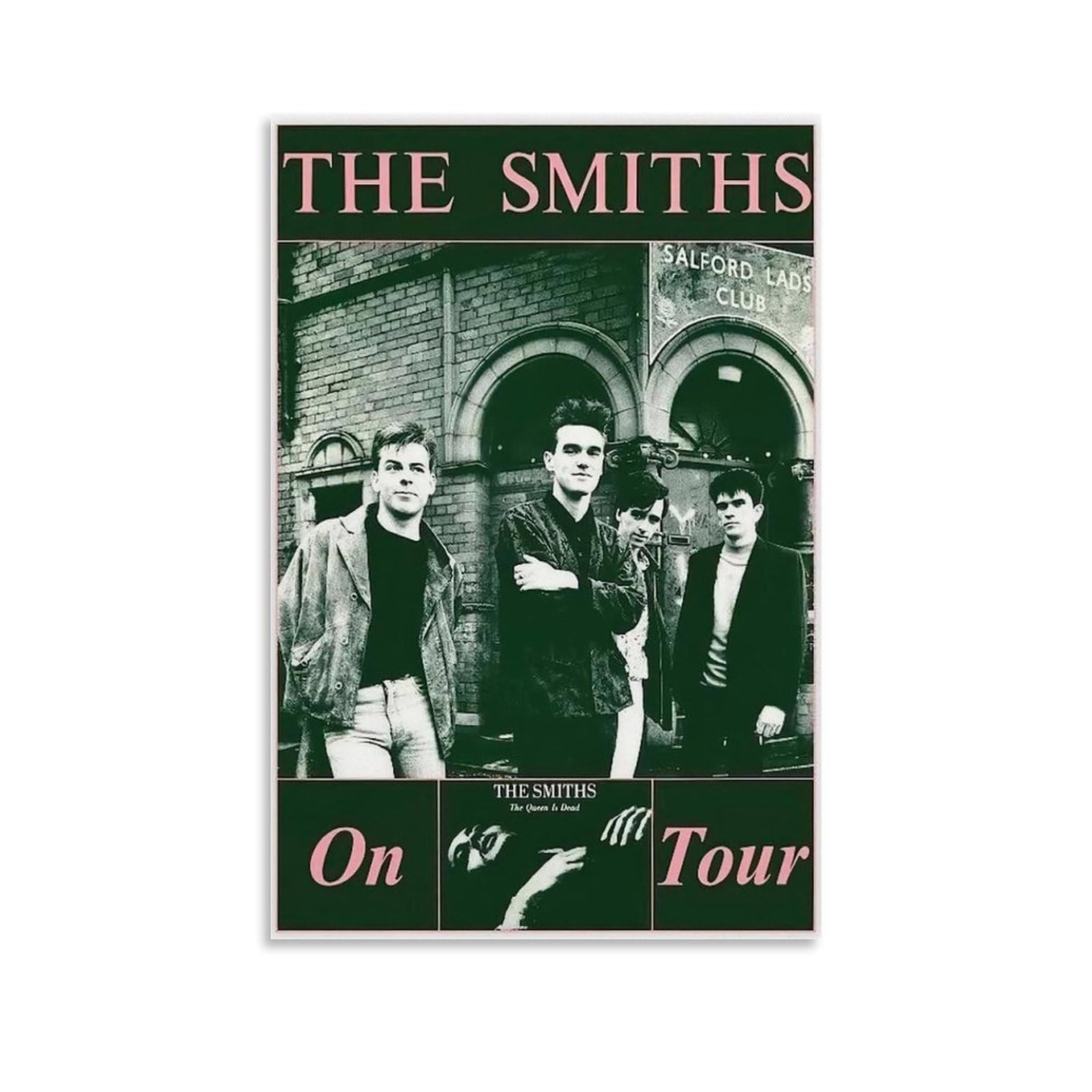 KrAtoz Vintage Poster The Poster Smith Music Album Cover The Queen Is Dead Decor Painting Wall Art Canvas Poster Bedroom Decor 12x18inch(30x45cm) Unframe-style